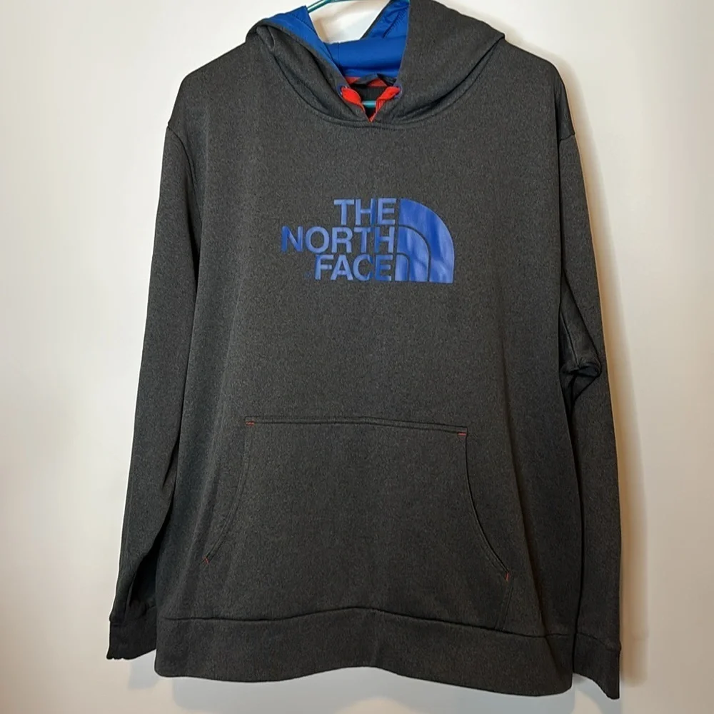 The North Face gray hoodie, XL
